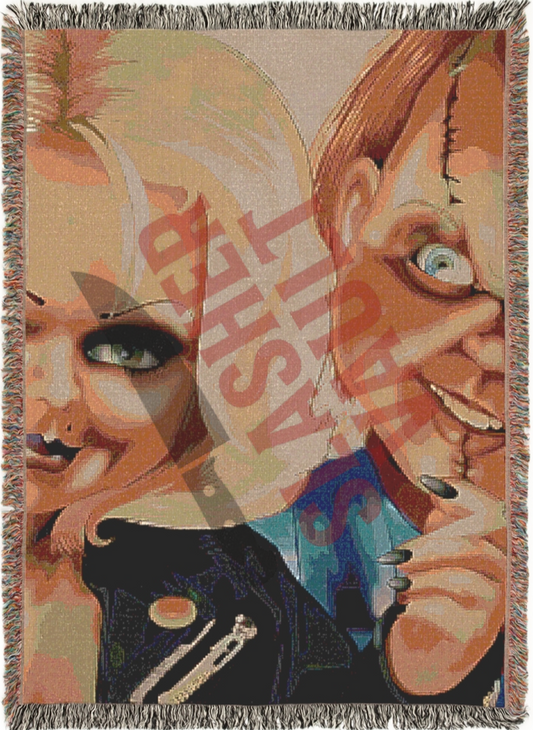 SlasherVault - Chucky And Tiffany Blanket